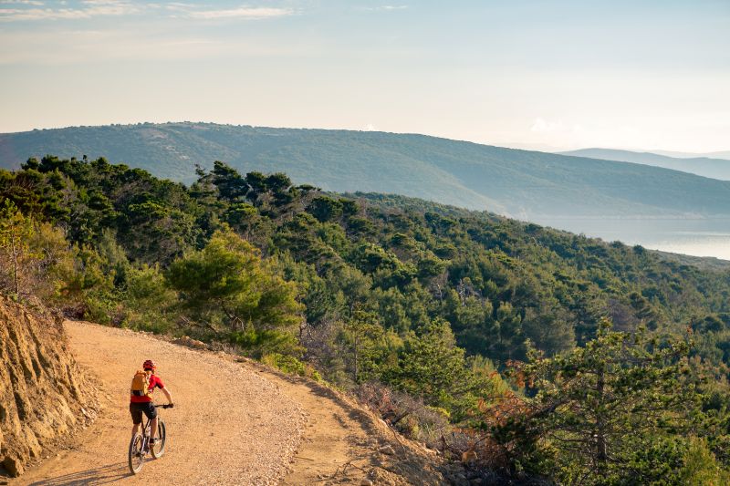 View from the top of Rocacorba climb